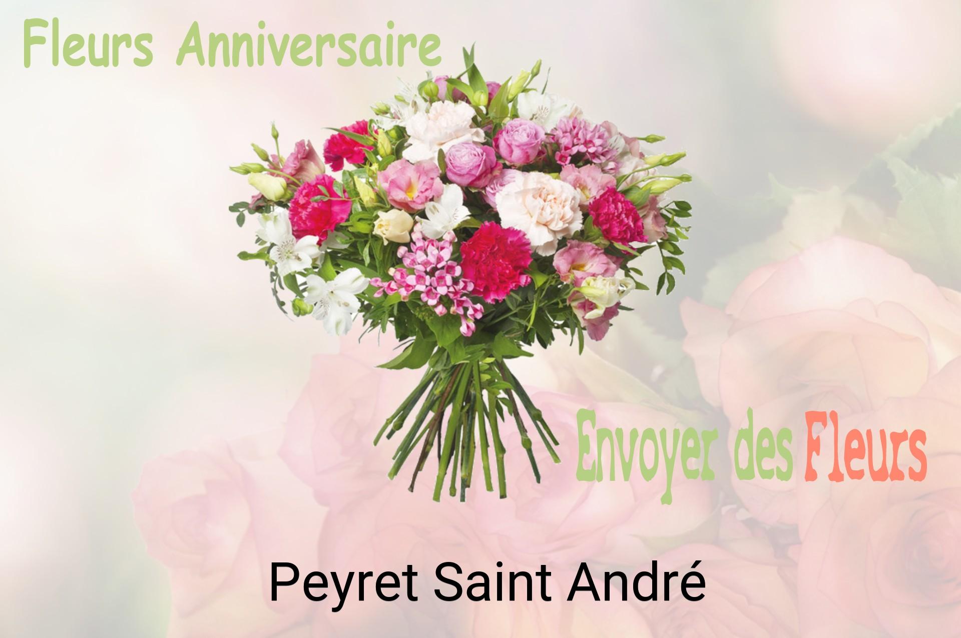 Bouquet de fleurs d’anniversaire livré à Peyret-Saint-André