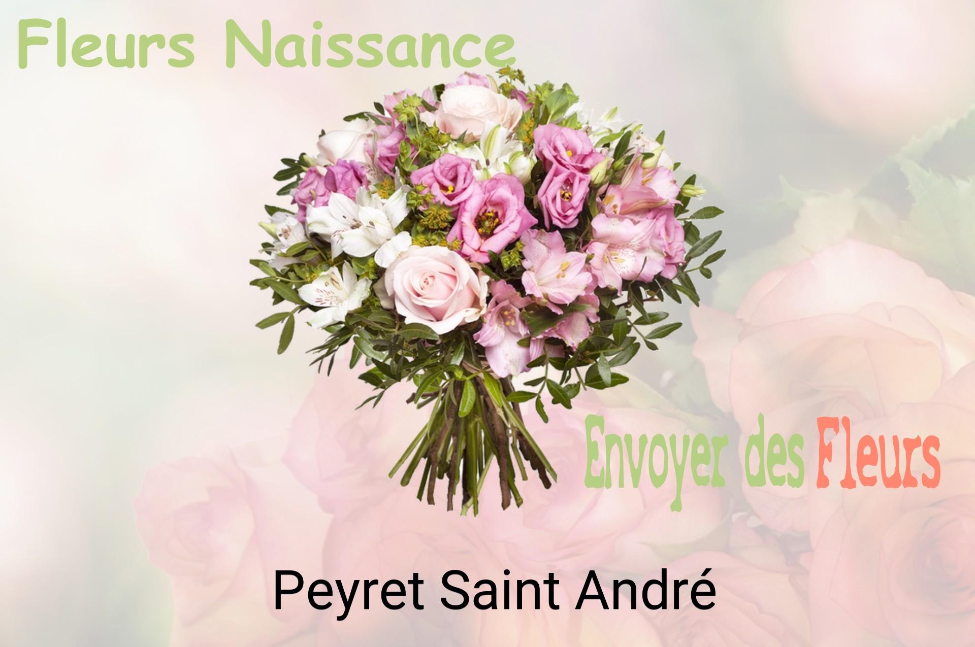 Bouquet de fleurs de naissance livré à Peyret-Saint-André